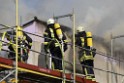 Dachstuhlbrand Koeln Poll Geislarerstr P274